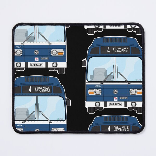 Item preview, Jones of Aberbeeg Leyland National mk1 N1274 GHB683N Retro Illustration designed and sold by BFXIII.