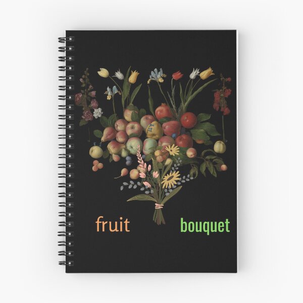 Item preview, Fruit Bouquet 1 (in black) | Apples | Pears | Peaches  designed and sold by CosmicStory.