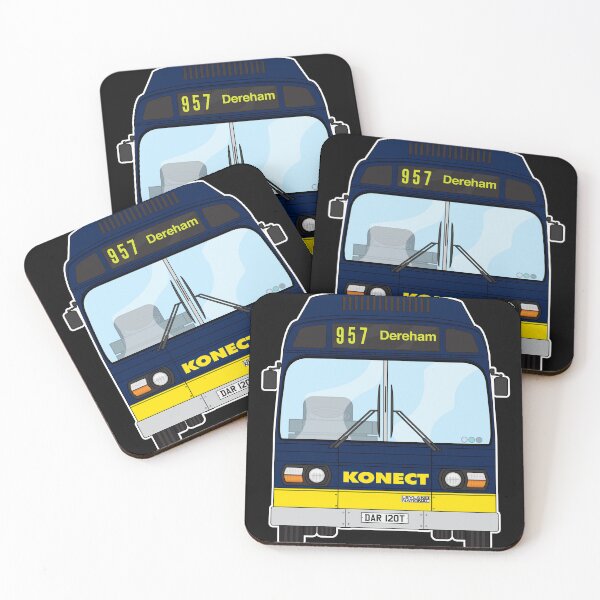 Item preview, Konect Leyland National mk1 DAR120T Retro Illustration designed and sold by BFXIII.