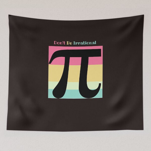 Item preview, Don't Be Irrational Retro Vintage Symbol Pi Day Math designed and sold by SENMARO100.