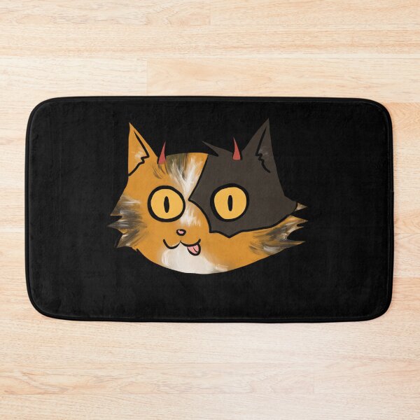 Item preview, Goofy devil cat designed and sold by Maelyn-Couch.