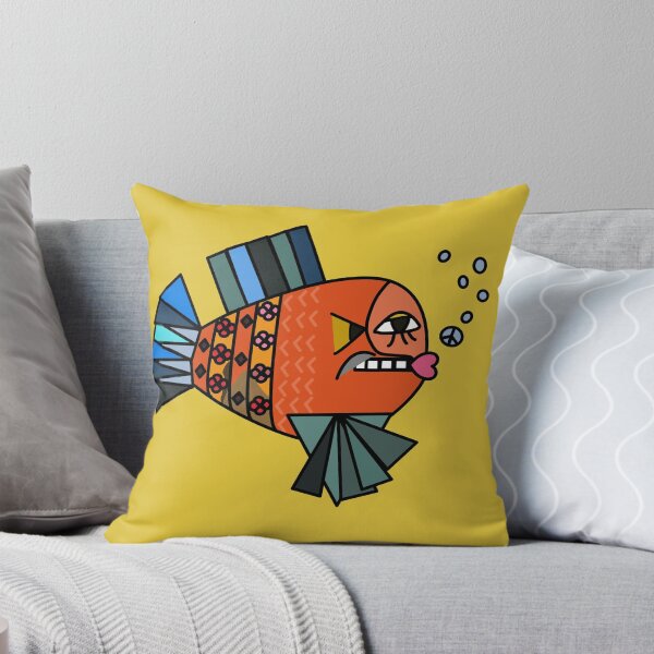 Item preview, Open mind - Picassian fish designed and sold by Polyxz.
