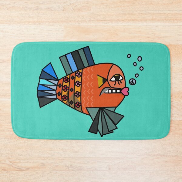 Aperçu de l'œuvre Ouverture d'esprit - Poisson picassien créée et vendue par Polyxz.