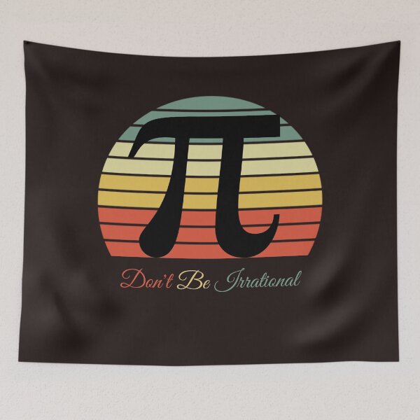 Item preview,  Don't Be Irrational Retro Vintage Symbol Pi Day Math designed and sold by SENMARO100.