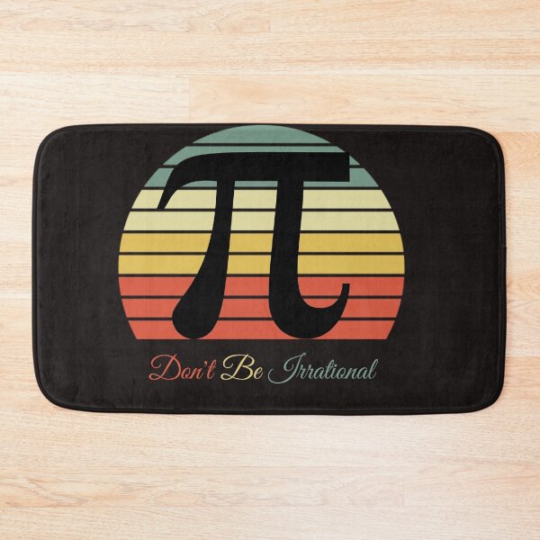 Item preview,  Don't Be Irrational Retro Vintage Symbol Pi Day Math designed and sold by SENMARO100.
