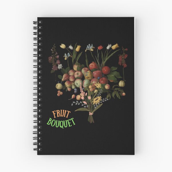 Item preview, Fruit Bouquet 2 (in black) | Apples | Pears | Peaches  designed and sold by CosmicStory.