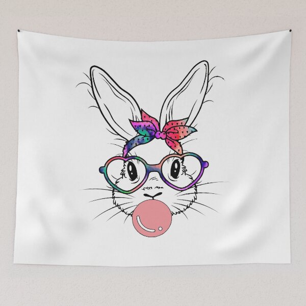 Item preview, Cute Bunny Tie Dye Headband Glasses Easter Day designed and sold by Queeniw82.