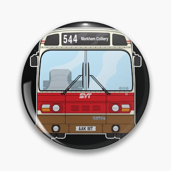 Item preview, South Yorkshire Transport SYT Leyland National mk1 11 AAK111T Retro Illustration designed and sold by BFXIII.