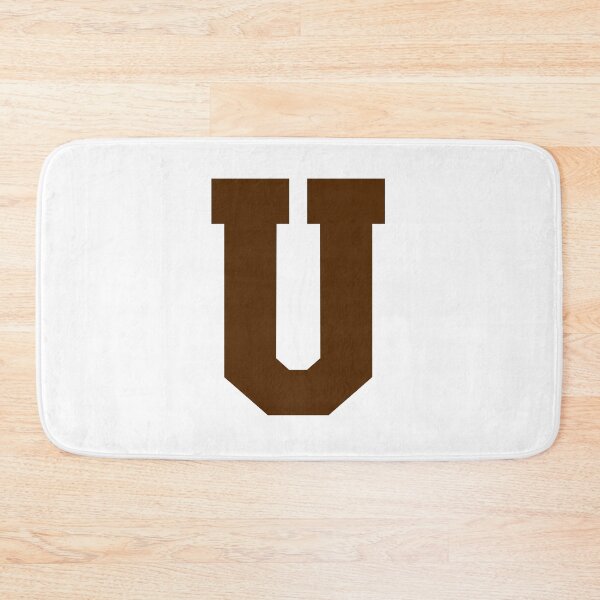 Item preview, Alphabet, Brown U, Sports letter U designed and sold by TheCultStuff.