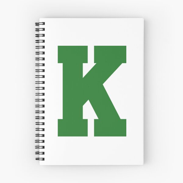Item preview, Alphabet, Green K, Sports letter K designed and sold by TheCultStuff.