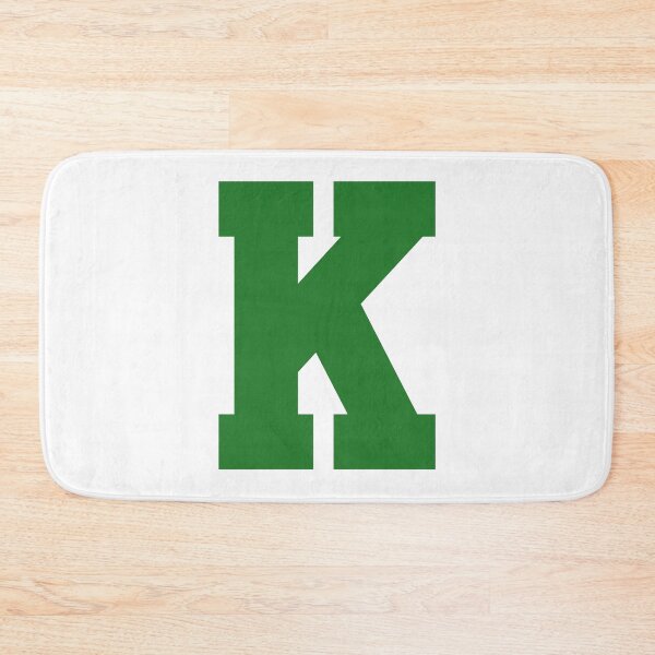 Item preview, Alphabet, Green K, Sports letter K designed and sold by TheCultStuff.