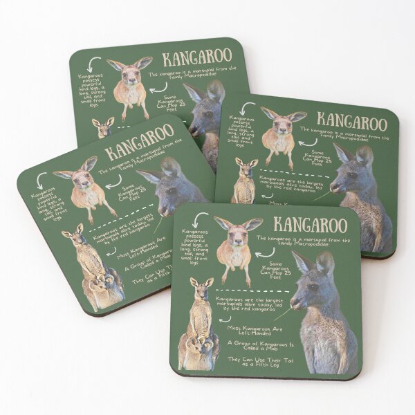 Item preview, Kangaroo Fun Facts designed and sold by KyleNesas.