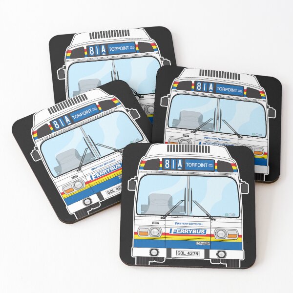 Item preview, Western National Ferrybus Leyland National mk1 2887 GOL427N Retro Illustration designed and sold by BFXIII.