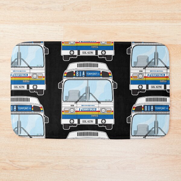 Item preview, Western National Ferrybus Leyland National mk1 2887 GOL427N Retro Illustration designed and sold by BFXIII.