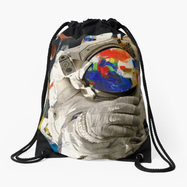 Into the void Drawstring Bag