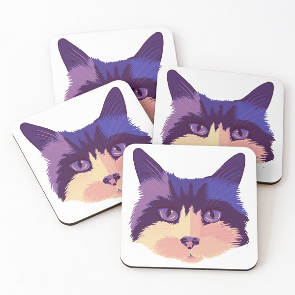 Item preview, Blue/purple ragdoll cat designed and sold by Colonels  Basement.