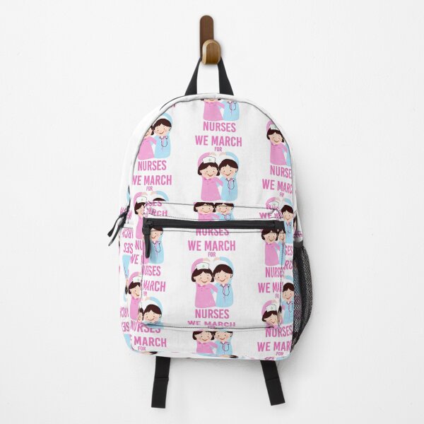 Item preview, We March for Nurses - Funny Cute Cartoon Nurse designed and sold by Amazing Arts Designs.