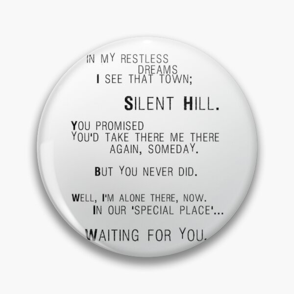 Item preview, Silent Hill - Mary_s Letter (Text)   designed and sold by Fooriiui.