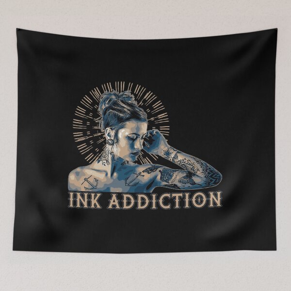 Item preview, Ink Addiction, Tattoo Sunburst Pin up Girl Design designed and sold by Proverbial Wisdom Design.