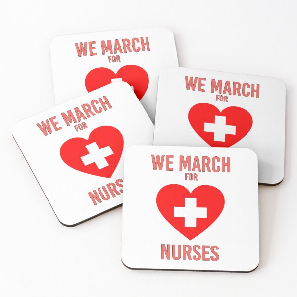 Item preview, We March for Nurses - Warm Heartful Nurse designed and sold by Amazing Arts Designs.