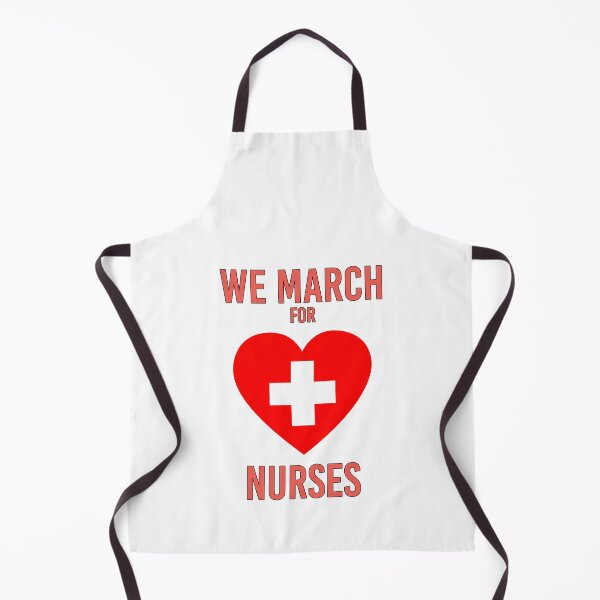 Item preview, We March for Nurses - Warm Heartful Nurse designed and sold by Amazing Arts Designs.