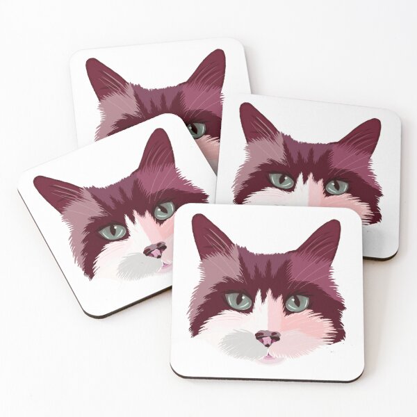 Item preview, Pink/red ragdoll cat designed and sold by Colonels  Basement.