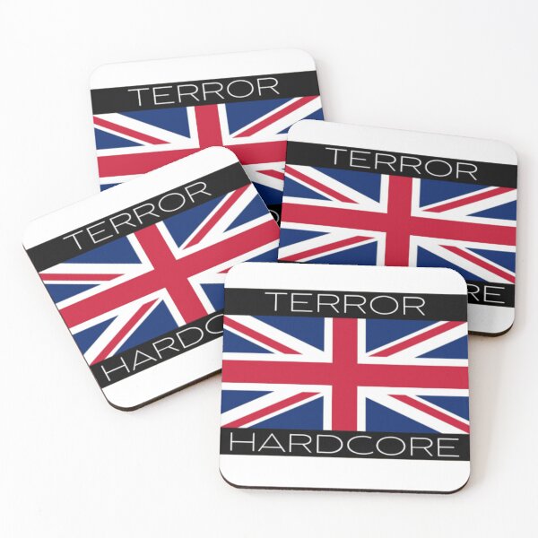 Item preview, Terror Hardcore Terrorcore Music United Kingdom Flag designed and sold by RichTeeDesigns.
