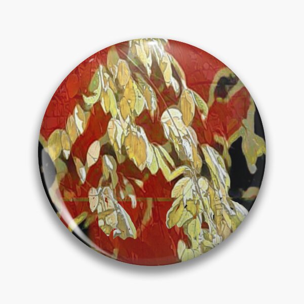 Item preview, leaves yellow, red, black background, anxiety of modernity, analogy, abstract art, line, spot, minimalism, designed and sold by Maria Mihailova.
