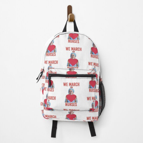 Item preview, We March for Nurses - Cute Nurse Holding Heart designed and sold by Amazing Arts Designs.