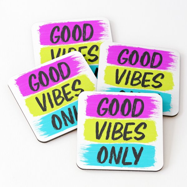 Item preview, Good Vibes Only - Colorful Text Design designed and sold by anjanaartz.