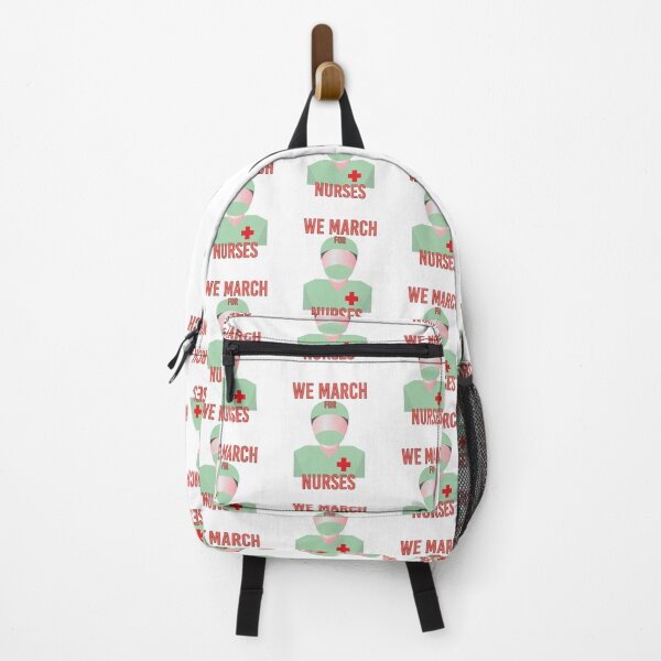 Item preview, We March for Nurses - Cute Nurse Scrubs designed and sold by Amazing Arts Designs.