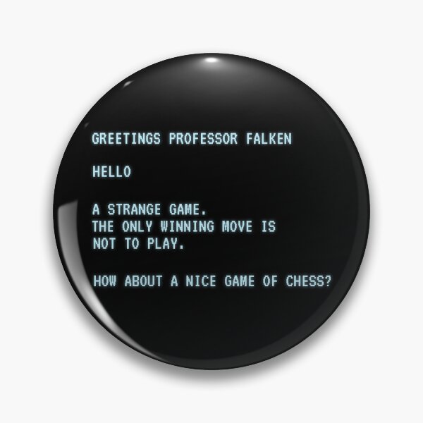 Item preview, Greetings Professor Falken designed and sold by chazy73.