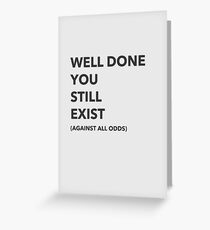Rude Birthday card Greeting Card