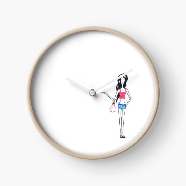 Posh girl Clock