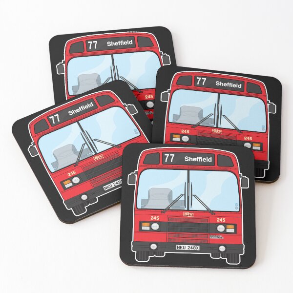 Item preview, Yorkshire Traction Metro Bus Leyland National mk2 245 NKU248X Retro Illustration designed and sold by BFXIII.