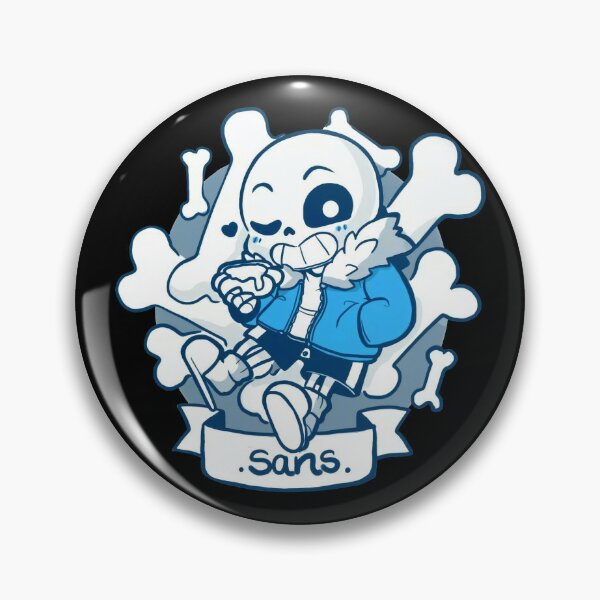 Undertale - Sans, Video Game Shirt - Undertale Sans - Pin