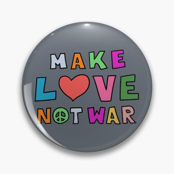 Item preview, Peace Needed. Make Love Not War. Make Art Not War. designed and sold by sundae-artisan.