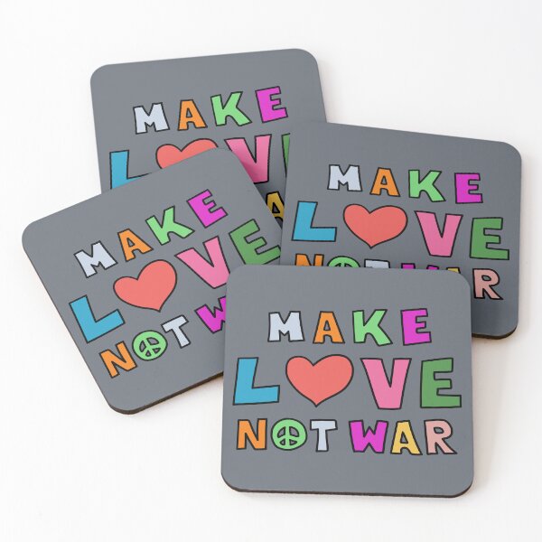 Item preview, Peace Needed. Make Love Not War. Make Art Not War. designed and sold by sundae-artisan.
