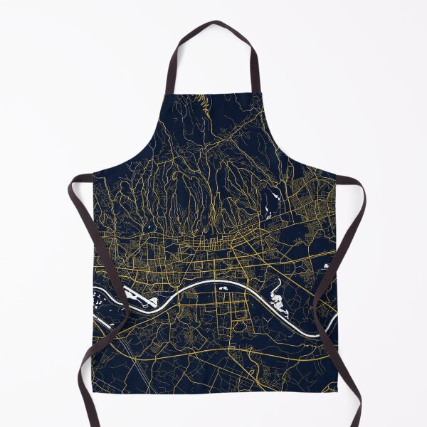 Item preview, Zagreb City Map of Croatia - Gold Art Deco designed and sold by deMAP.