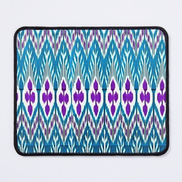 Item preview, Beautiful flower Uzbek ikat patterns designed and sold by LeFabriqueOuz.