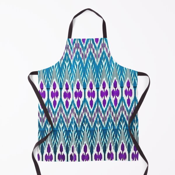 Item preview, Beautiful flower Uzbek ikat patterns designed and sold by LeFabriqueOuz.