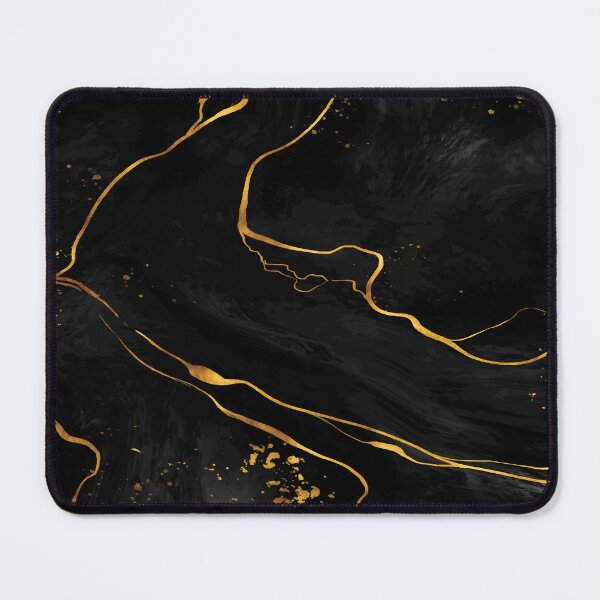 Artikelvorschau, Moderne Kunst des modischen Marmorschwarzen und des Goldaquarells erröten Gold und schwarze Zusammenfassung entworfen und verkauft von Cheeky Companions.