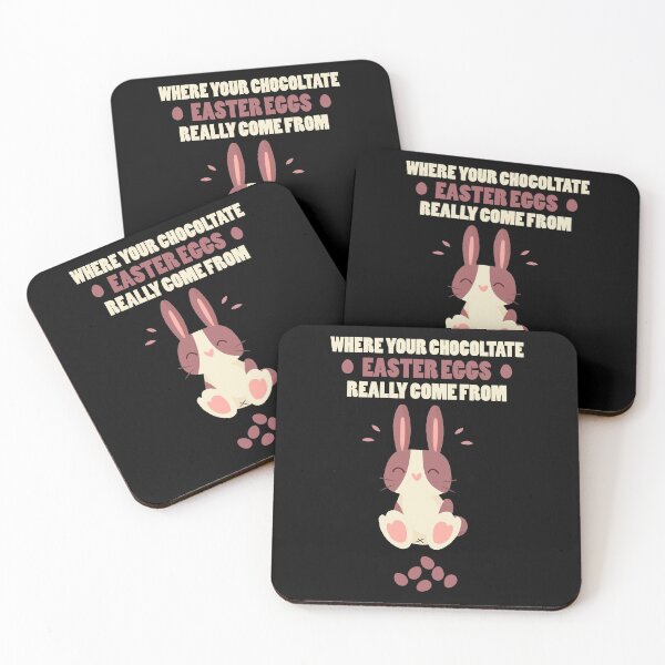 Item preview, Chocolate Eggs Easter Funny Sayings Gift Idea designed and sold by Kuma518.