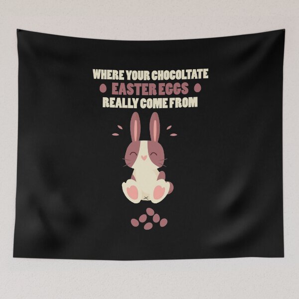Item preview, Chocolate Eggs Easter Funny Sayings Gift Idea designed and sold by Kuma518.