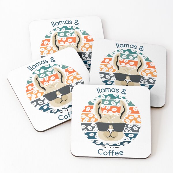 Item preview, Llamas and Coffee Humour designed and sold by SmSm Main Street.