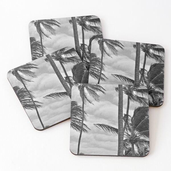 Item preview, Strong wind blowing palm trees designed and sold by CarolinaReina.