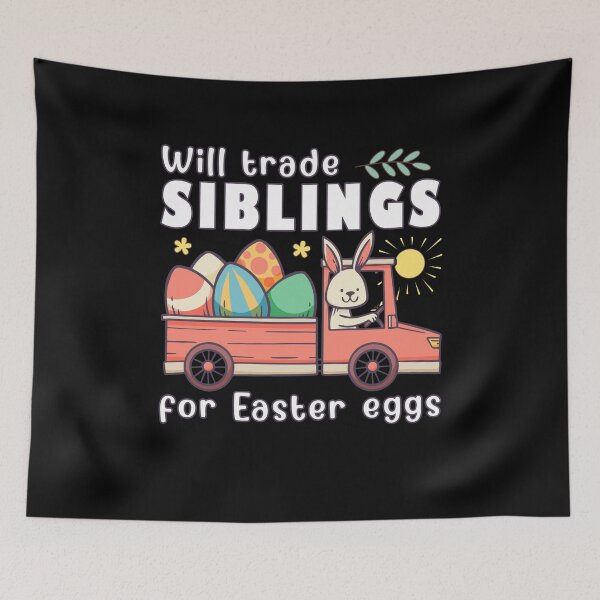 Item preview, Easter Funny Sayings Sibling Rabbit Gift designed and sold by Kuma518.