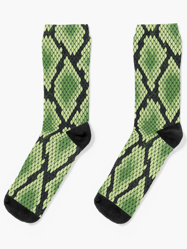 Going Green Snake Print | Socks