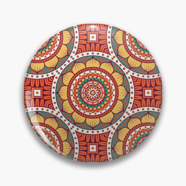 Item preview, Colorful Mandala Art Ethnic Flower designed and sold by Vic Torys ☆.