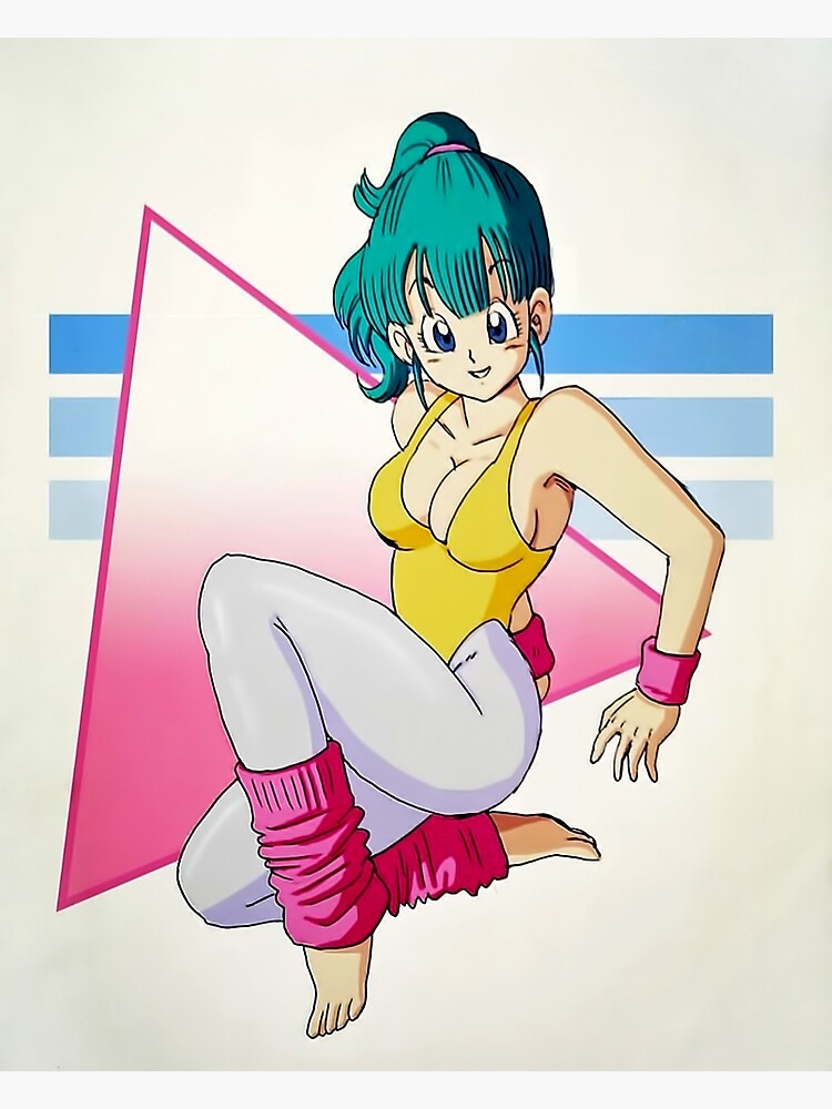 Bulma Working Out Poster For Sale By Shumai79 Redbubble 